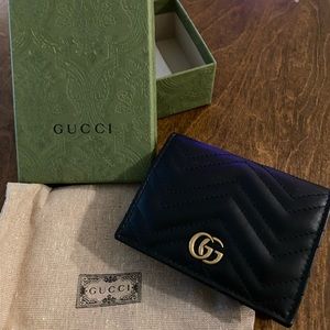 COPY - GUCCI GG MARMONT CARD CASE WALLET